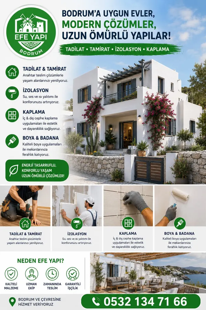 Efe Yapı Bodrum proje ve uygulama görseli 6 — su yalıtımı, izolasyon ve tadilat
