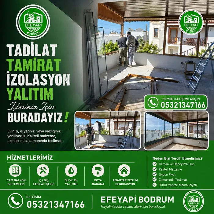 Efe Yapı Bodrum proje ve uygulama görseli 14 — su yalıtımı, izolasyon ve tadilat
