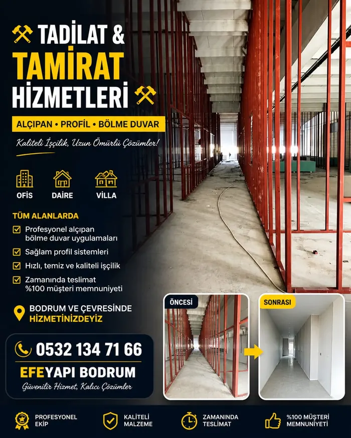 Efe Yapı Bodrum proje ve uygulama görseli 17 — su yalıtımı, izolasyon ve tadilat